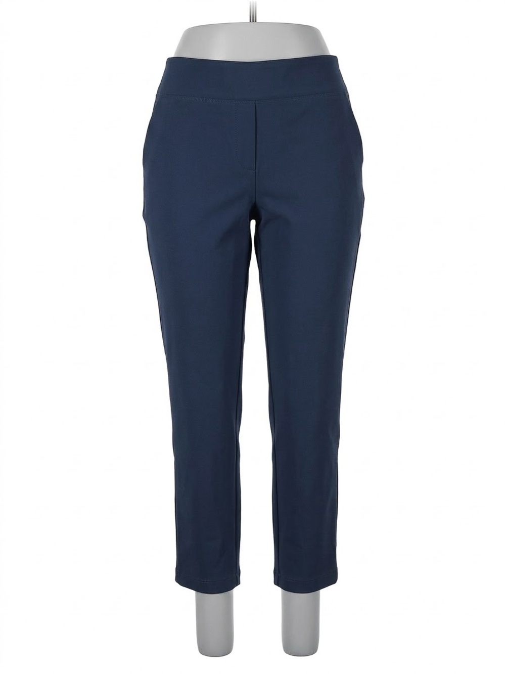 Women's Navy Slim Ankle Pants
